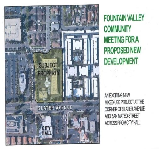Fountain Valley Community Meeting for Proposed New Development