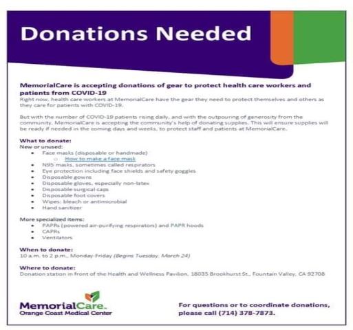 MemorialCare_donation