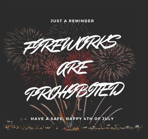 4th of July Reminder