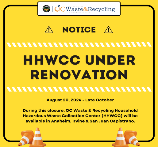 HHWCC temporarily closed (Social Media Graphic)