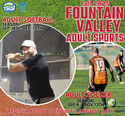 Fountain Valley Adult Sports Fall 2025 Registration