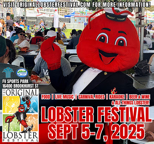 Lobster Festival at the FV Sports Park, Sept 5-7.