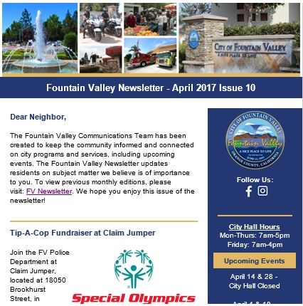 FV-NewsLetter - April 2017