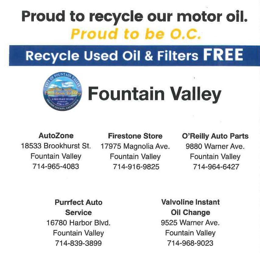 Recycled Oil Locations