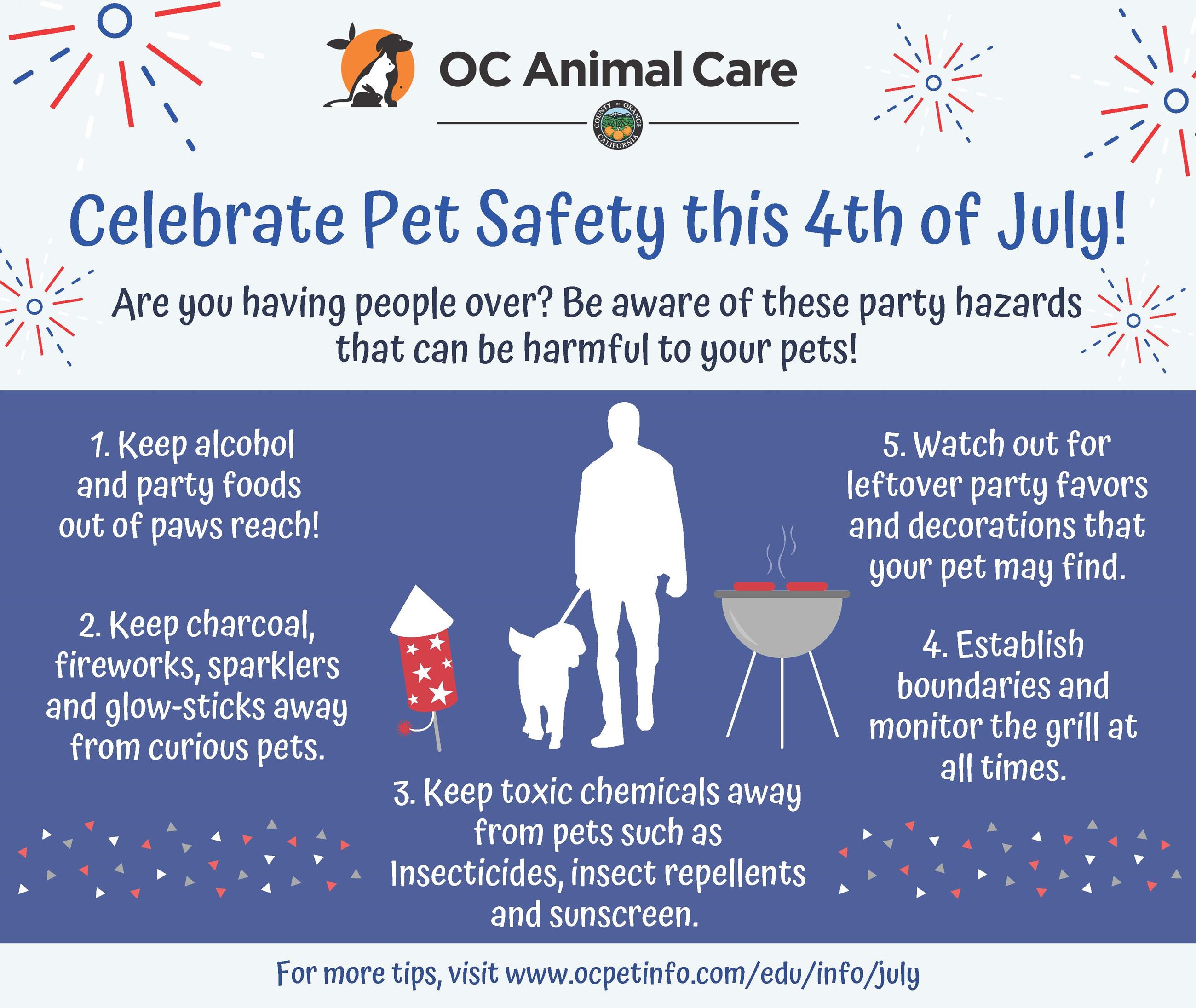 Celebrate Pet Safety - Party Hazards
