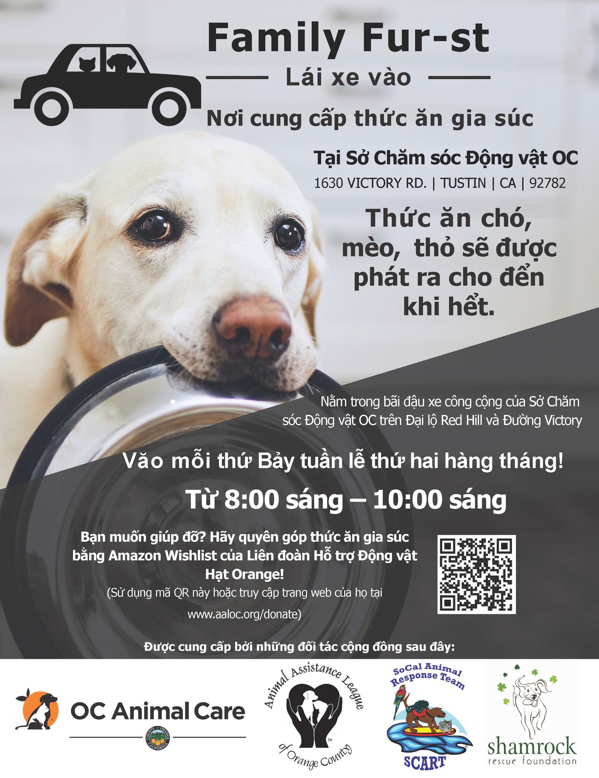 Drive Thru Pet Food Pantry VIETNAMESE