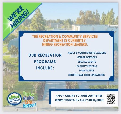 Rec Dept list of what staff does