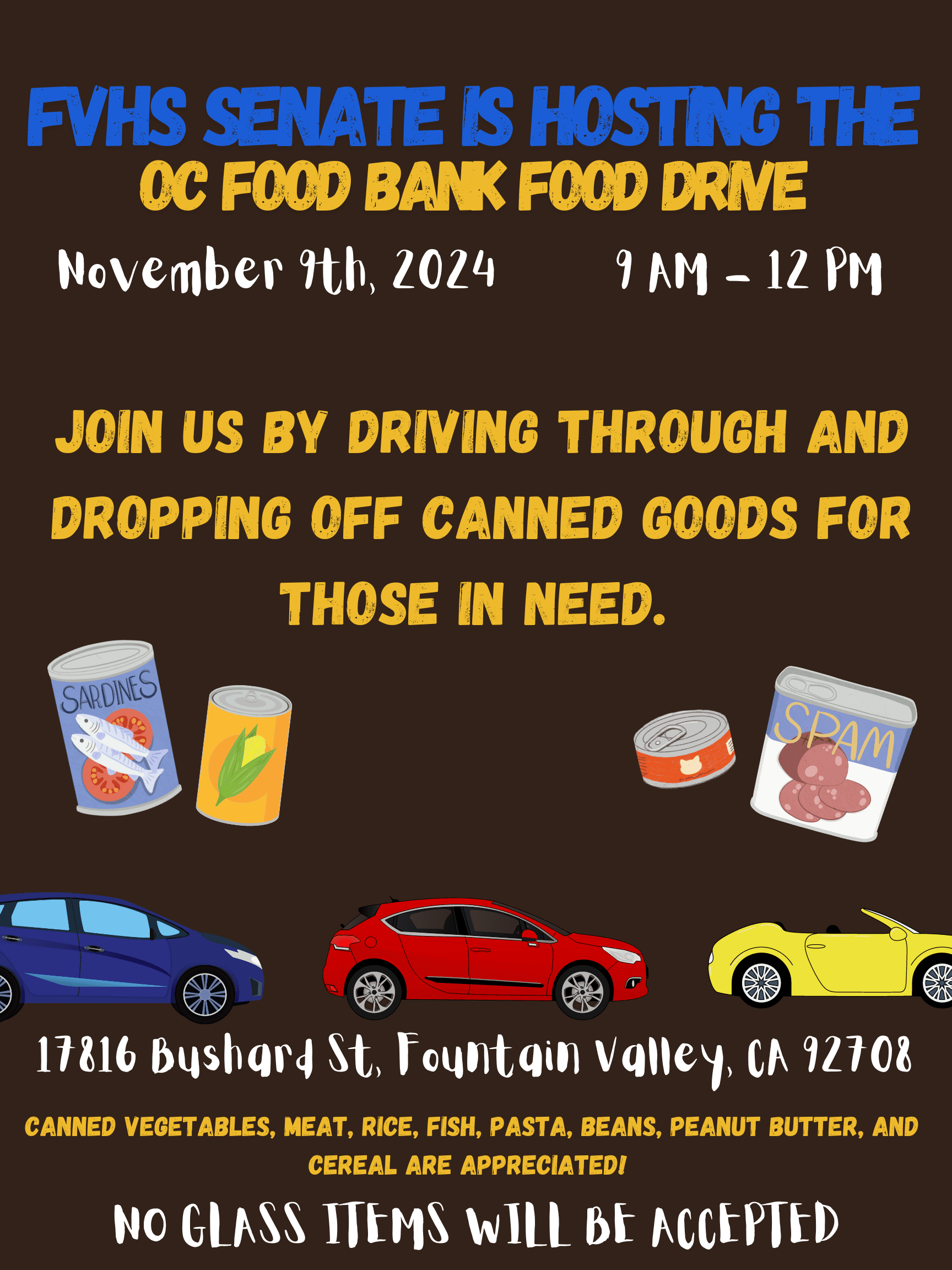 Drive Thru Food Drive