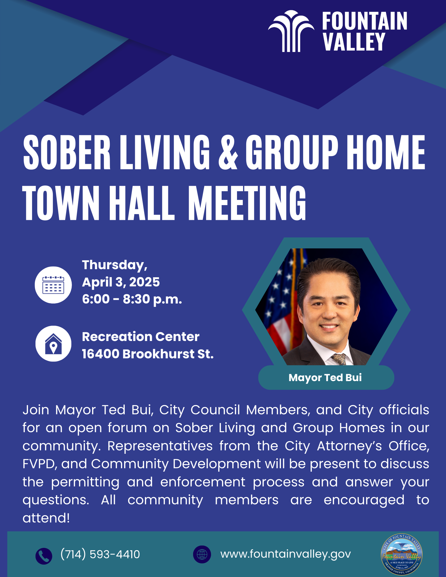 Sober Living Town Hall