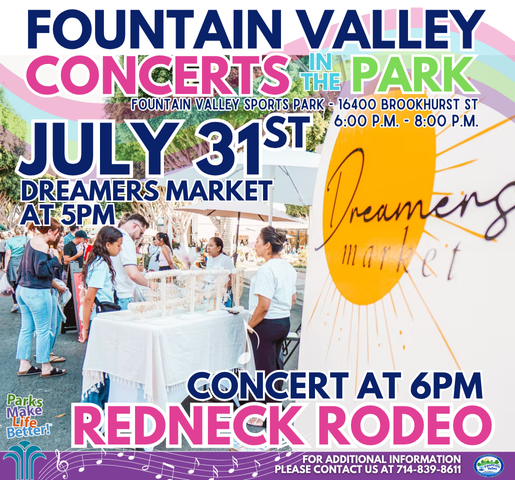 Concerts in the Park 2025 - Dreamers Market