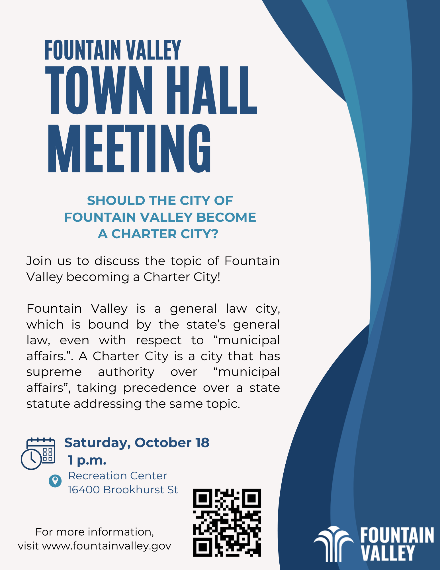 10-18-25 Charter City Town Hall Flyer
