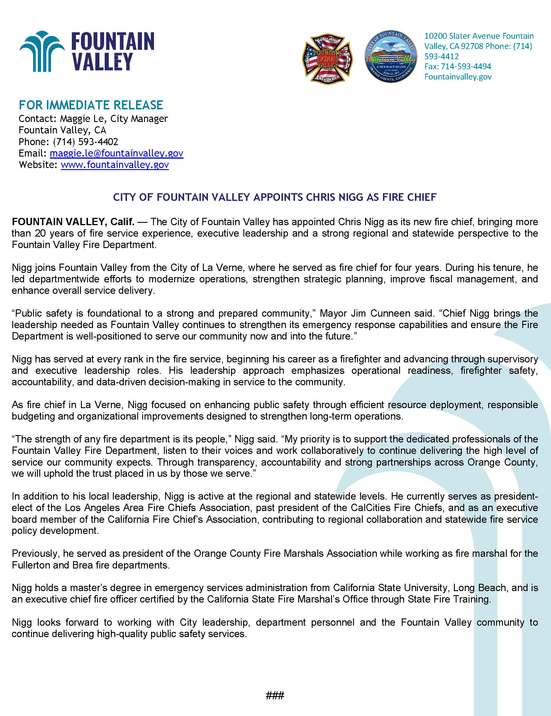 Press Release_FireChiefNigg12-22-25
