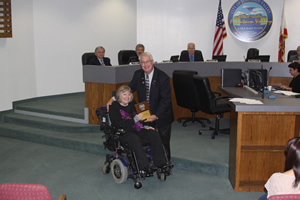 Disability Friendly Award Presented to Joy Mangan