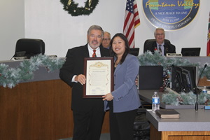 Supervisor Gives Service Recognition