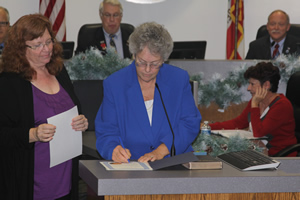 Council Member Cheryl Brothers Sworn In