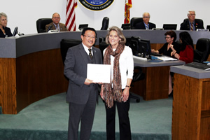 Mayor Vo Honors Outgoing Planning Commissioner