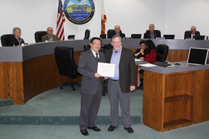 Mayor Vo Honors Outgoing Planning Commissioner