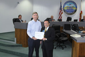 Mayor Vo Honors Outgoing Planning Commissioner