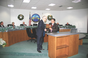 Recognizing Council Member McCurdy for Service